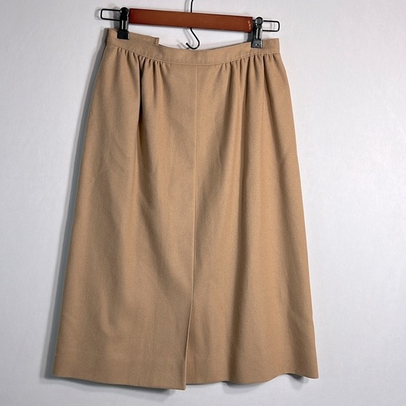Pendelton Vintage Camel A-line Skirt size 10 Petite - Picture 9 of 9